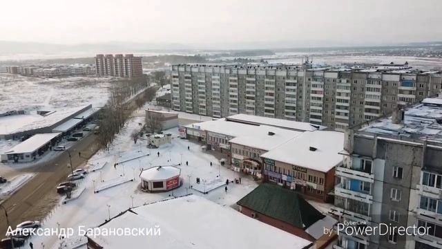 Шелехов с птичьего полёта. 1-4 микрорайон смотреть онлайн