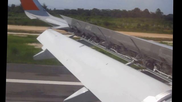 Thai Smile Airways Flight TG 2253 Landing In Suratthani Airport