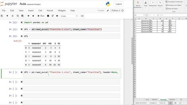 1.2 Pandas Básico: A função pd.read_excel() (Parâmetros: header, names) смотреть онлайн