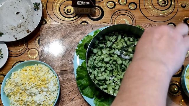 Салат Нежность. Как приготовить? Рецепт #9 смотреть онлайн