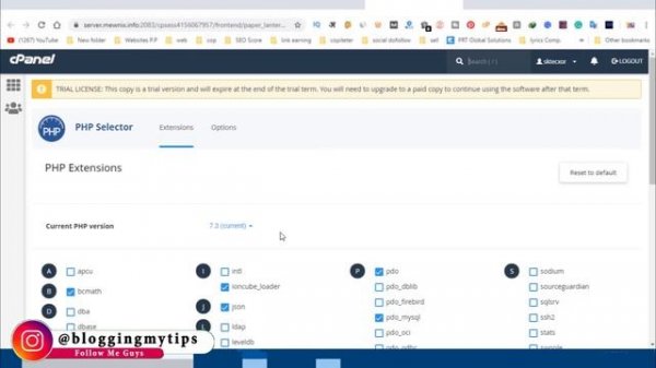 your php installation appears to be missing the mysql extension which is required by wordpress hind