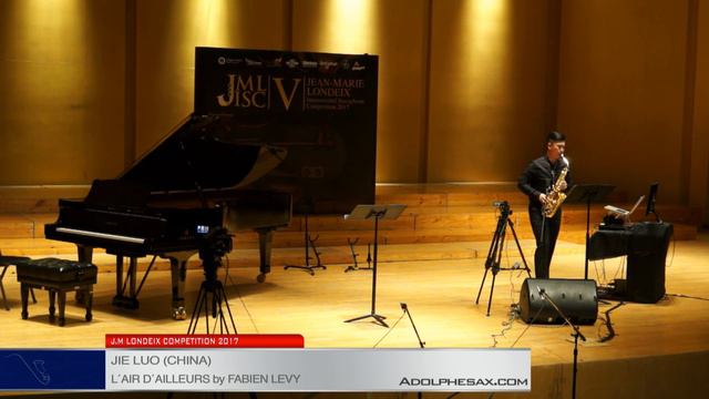 Londeix 2017 - Semifinal - Jie Luo (China) - L’air d’ailleurs by Fabien Levy смотреть онлайн