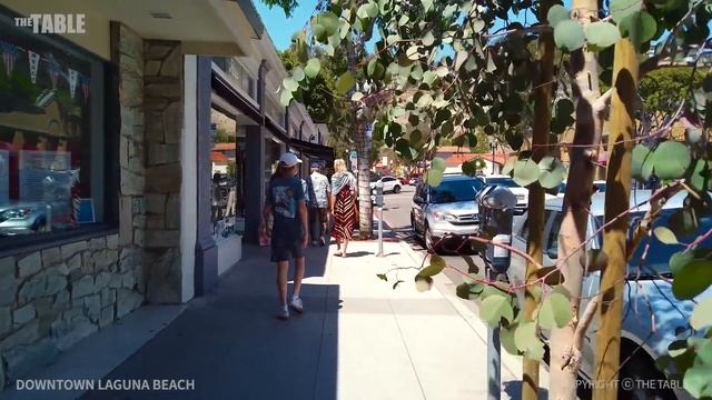 LAGUNA BEACH - Walking Downtown Laguna Beach, Orange County, California, USA, Travel, 4K UHD смотреть онлайн