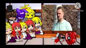 Реакция персонажей SaikoNoSutoka и FNIA на обзор TheJoyOfCreationStoryMode 1/4от Sumochkin