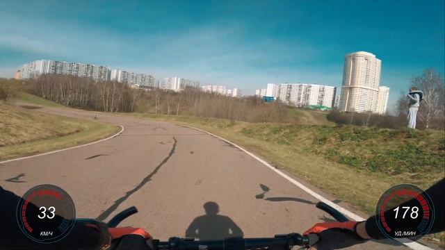 Фили, Крылатские Холмы и Строгино на велосипеде, апрель 2017 смотреть онлайн