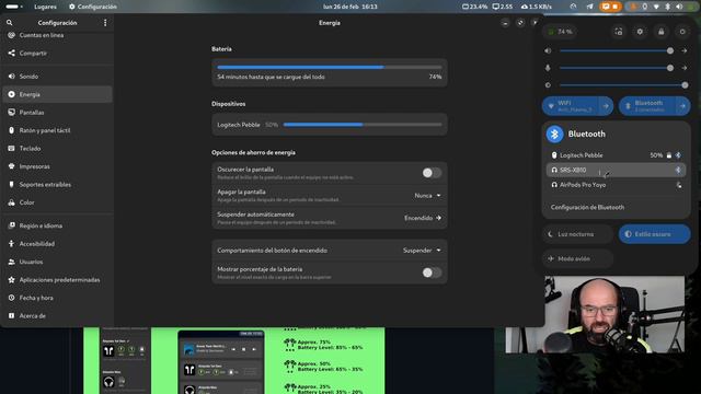 Ver nivel de batería de los AirPods y Beats de Apple en Gnome Linux (Ubuntu Arch Fedora etc...) смотреть онлайн