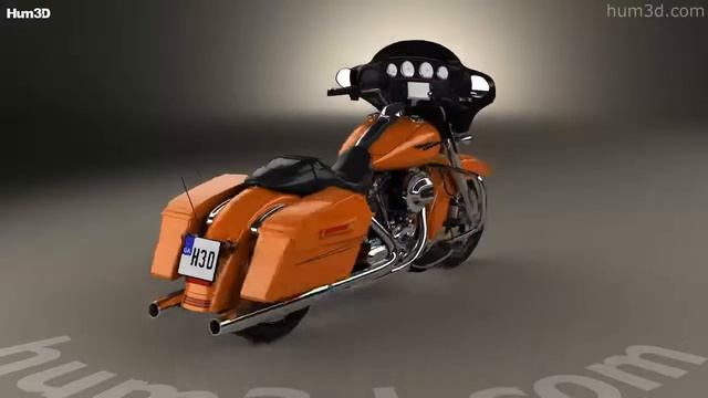 Harley-Davidson FLHXS Street Glide Special 2014 3D model by Hum3D.com смотреть онлайн