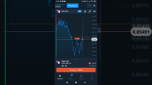 Торговля на Olymp Trade с телефона день 1 смотреть онлайн