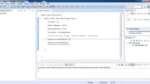 Type Casting And Operators of Java Programming - Java Basic Tutorial (Bangla) - Ep #5 смотреть онлайн