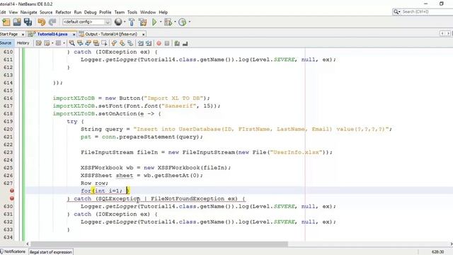 JavaFX 8 Tutorial 52 - Import Excel to Database смотреть онлайн
