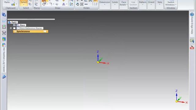Solid Edge ST6 - Sketch Reuse смотреть онлайн
