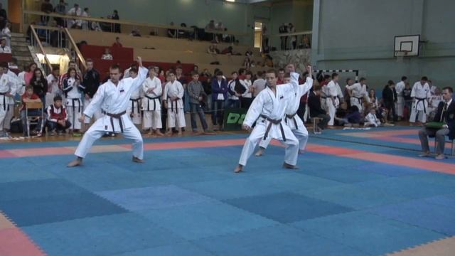 Shotokan Karate 2012 kata team boys Jitte 1st plase Team (Chelyabinsk) JKA European Champion 2011 смотреть онлайн
