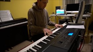 YAMAHA PORTABLE GRAND PIANO DGX 660 - "Piosenka na dobranoc "