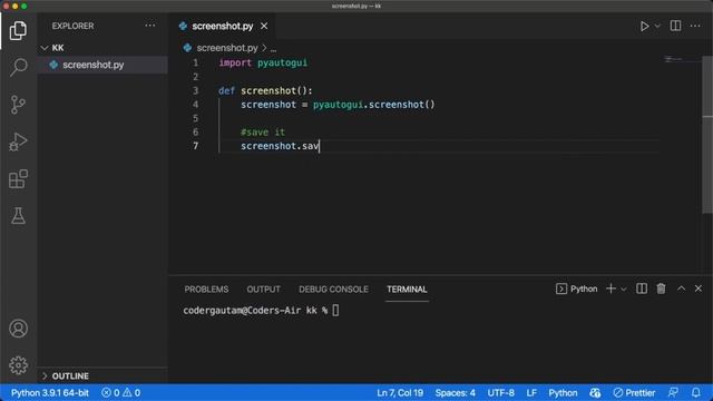 How to take Screenshot in Python using Pyautogui Module | Python Screenshot Pyautogui смотреть онлайн