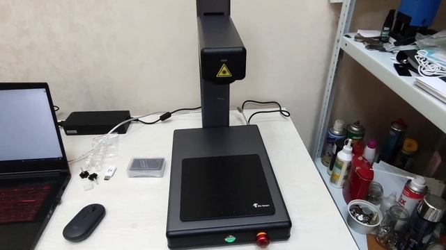 Самый маленький Лазерный станок по металлу для хобби - Всего 10кг!!! смотреть онлайн