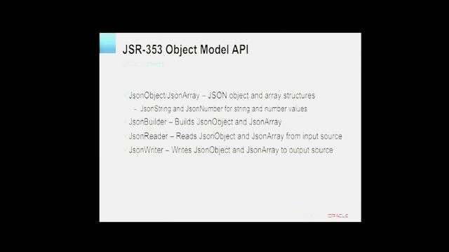 JSR 353: Java API for JSON Processing смотреть онлайн