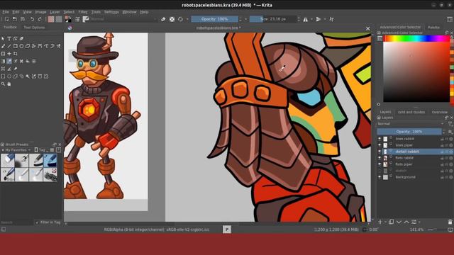 star scraps | steam powered giraffe x steamworld heist speedpaint смотреть онлайн