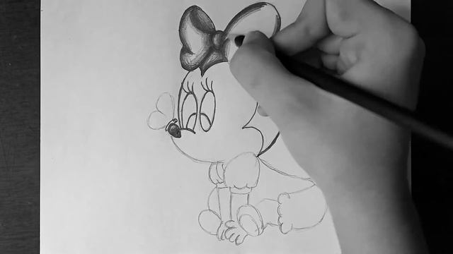 Как нарисовать Минни мауса из мультика Микки маус/Быстро и легко смотреть онлайн