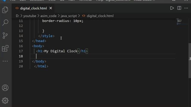JavaScript Digital Clock смотреть онлайн