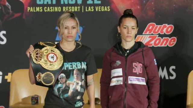 No Blinking! Janibek and Bentley Faceoff At Today's Press Conference | Fight Sat. on ESPN+ смотреть онлайн