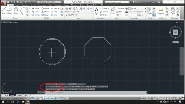 Polygon Command - Class No 08 - Autodesk AutoCAD смотреть онлайн