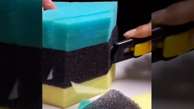 SPONGE CUTTING (ASMR) смотреть онлайн