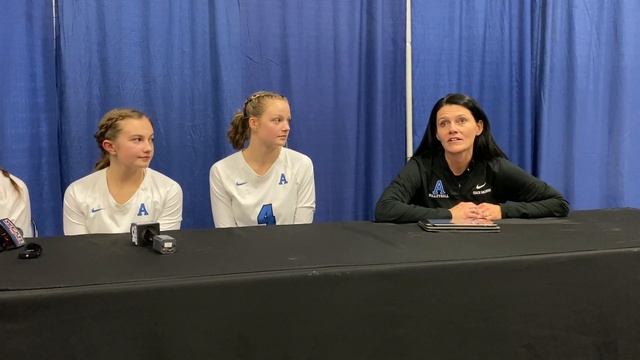 Auburn High School players and head coach react to their VHSL Class 1 volleyball state championship смотреть онлайн