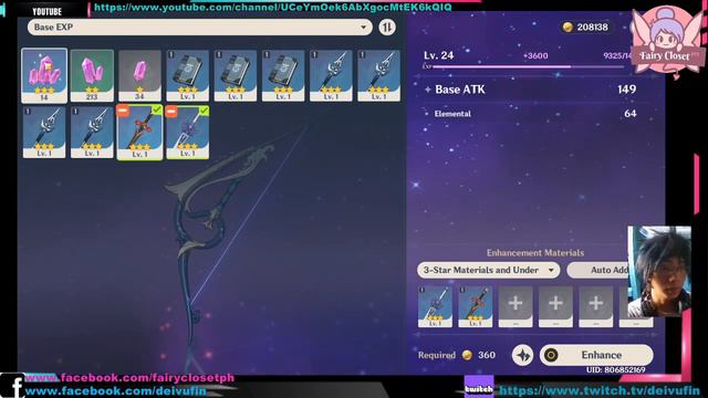 Genshin impact Ascending 4 star Bow (The Stringless) And where to get Tile of Decarabian's Tower смотреть онлайн
