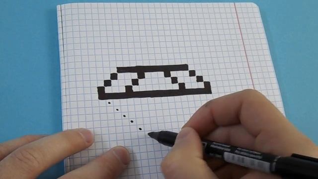 Как нарисовать алмаз по клеточкам. Рисунки по клеточкам в тетради смотреть онлайн