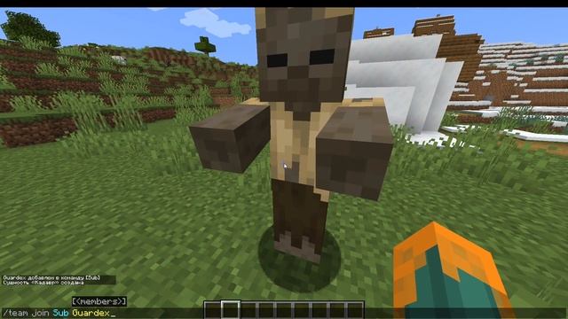 Minecraft, Как сделать моба добрым - Обзор команд. смотреть онлайн