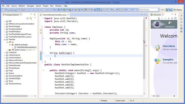 Data Structure : HashSet смотреть онлайн