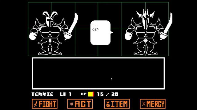 UNDERTALE royal guard 01 and 02 battle смотреть онлайн