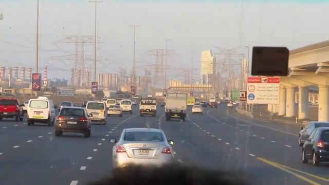 Въезд в Дубаи со стороны Абу Даби смотреть онлайн