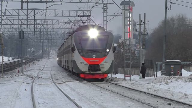 Электропоезд ЭД4М-0500 ЦППК перегон Одинцово - Кунцево-1 смотреть онлайн