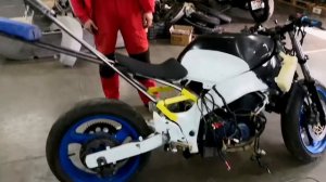 SUZUKI RF 400 стритфайтер за гроши ВЛОГ #2ЧАСТЬ/ПИЛИМ РАМУ/ЧИНИМ ОПЕЛЬ/ СУЗУКИ В РФ400