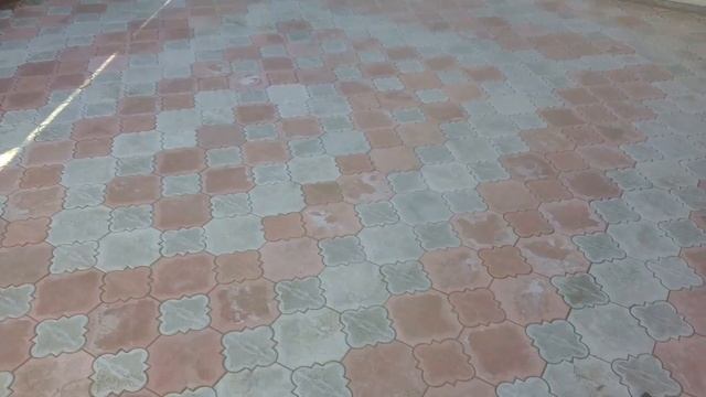 Вариант укладки брусчатки типа 