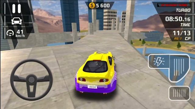 Car Driving Simulator - Stunt Ramp #1 Finished All Checkpoints? Car Games - Android Gameplay смотреть онлайн