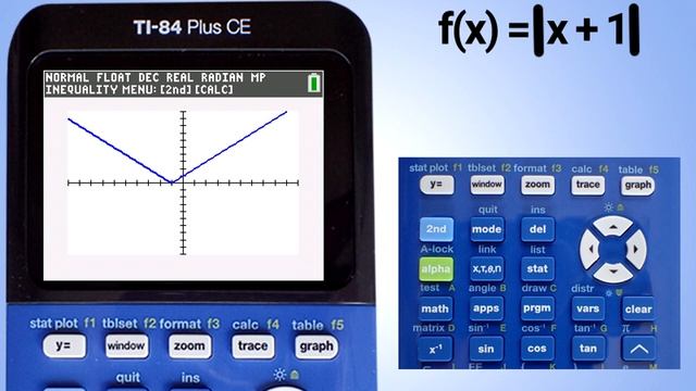TI84 Plus CE Graphing Absolute Value Functions смотреть онлайн