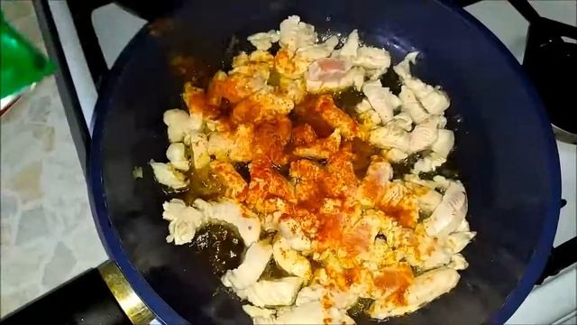 Самая простая зажарка из мяса индейки