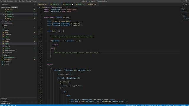 Login in React and FastAPI Python смотреть онлайн