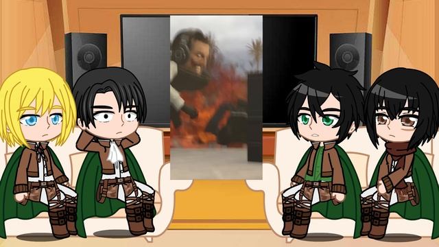 AOT/Attack On Titan react to Skibidi Toilet (60-65) смотреть онлайн