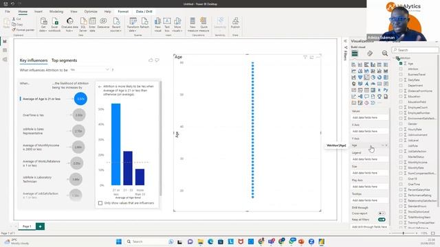 Uncovering why Employees leave their jobs using Power BI as an HR Analyst смотреть онлайн