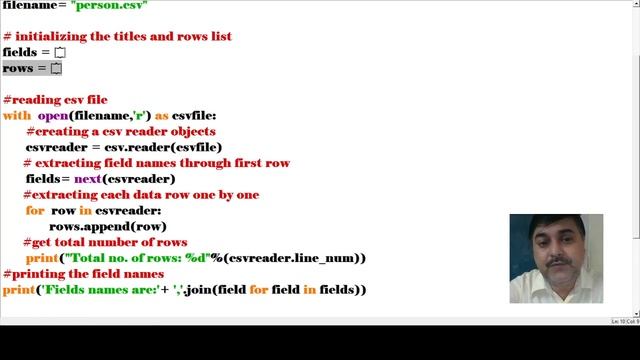 PYTHON PANDA CSV FILE READ WRITE DATA ADD COLUMN IN CSV ABD INDEXING IN DATAFRAME 55 смотреть онлайн