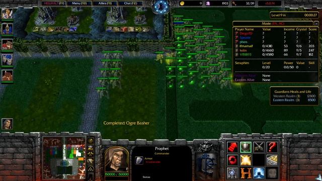 Warcraft 3 Classic HellHalt TD Competitive #12 смотреть онлайн