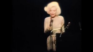 [ IN COLOR ] Marilyn Monroe Singing Happy Birthday / President John F Kennedy 1962