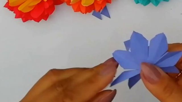 Paper Water Lily ?? #paperFlower #papercraft #flowermaking