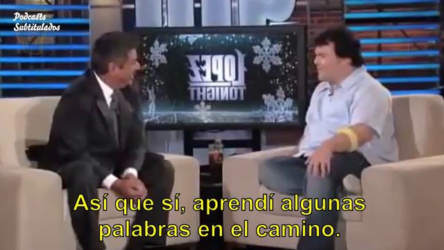 JACK BLACK NOS CUENTA CÓMO APRENDIÓ ESPAÑOL | ENTREVISTA SUBTITULADA смотреть онлайн