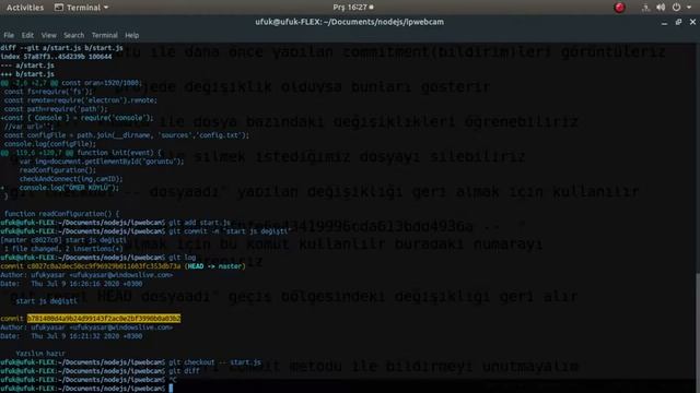 git değişikliklerini nasıl listeleriz? nasıl geri alırız? #2 смотреть онлайн