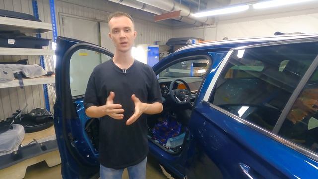 Шумоизоляция Geely Monjaro материалами Шумофф смотреть онлайн