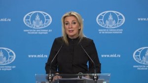 Брифинг М.В.Захаровой, Москва, 15 декабря 2022 года